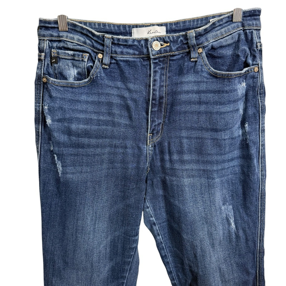 KanCan Bootcut Jeans Size 13/30 Distressed Medium Wash Stretch Denim - Picture 2 of 9